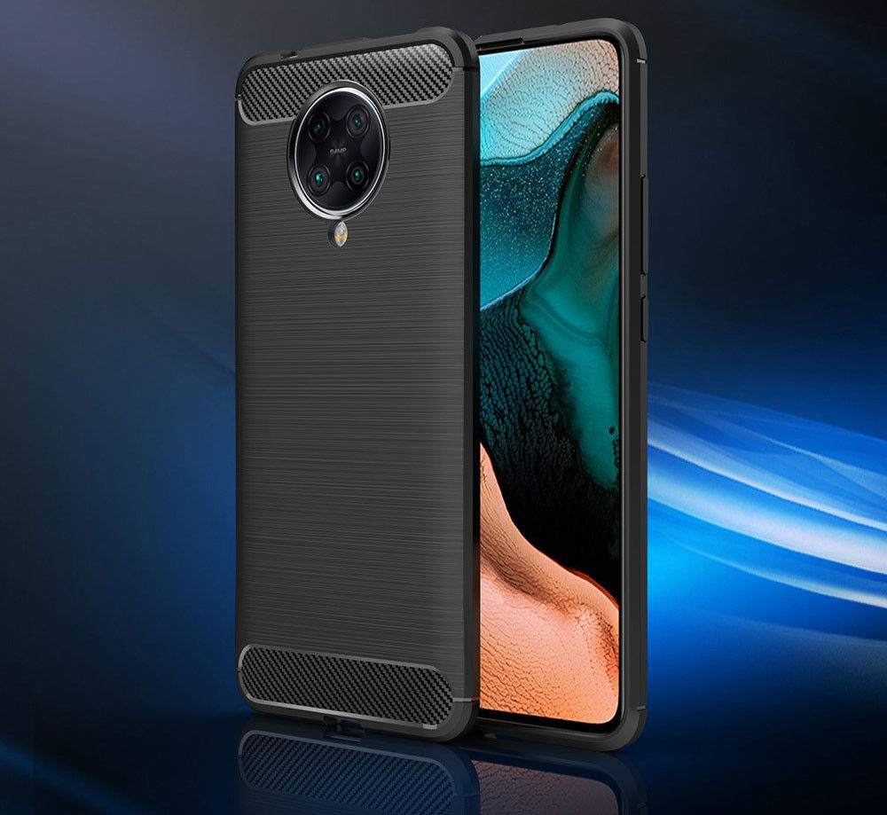 Xiaomi Poco F2 Pro Hoesje Geborsteld TPU Blauw afbeelding 7