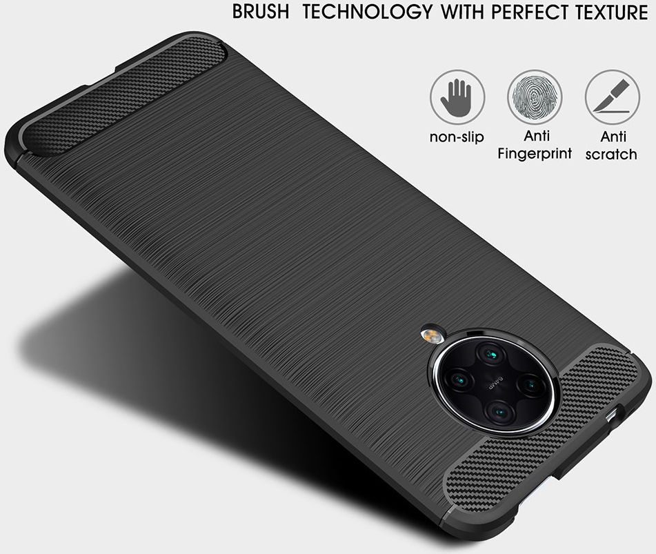Xiaomi Poco F2 Pro Hoesje Geborsteld TPU Blauw afbeelding 8
