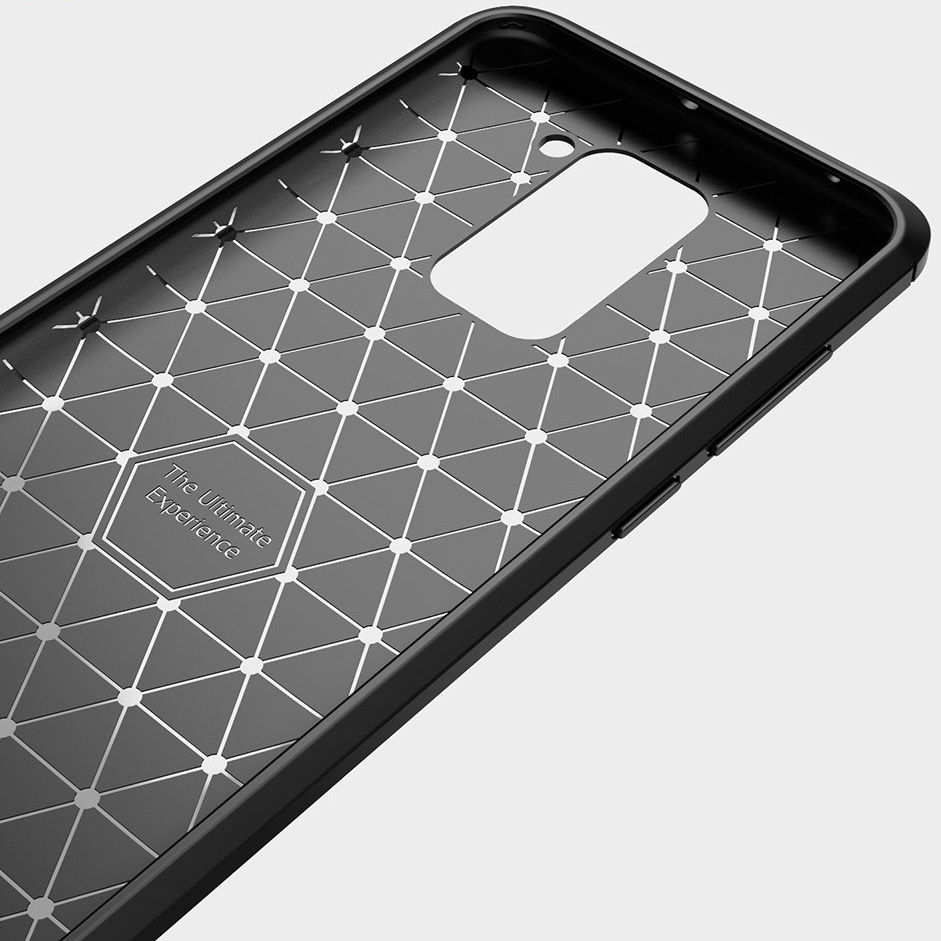 Xiaomi Redmi Note 9 Geborsteld TPU Hoesje Zwart afbeelding 8