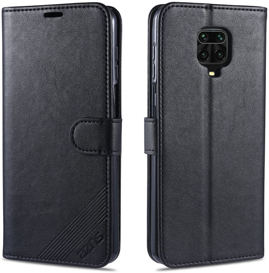 Xiaomi Redmi Note 9S / Note 9 Pro Portemonnee Stand Hoesje Zwart afbeelding 1