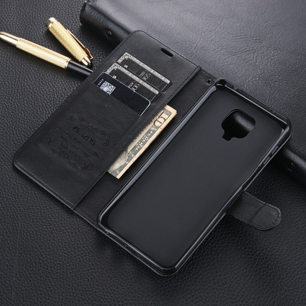 Xiaomi Redmi Note 9S / Note 9 Pro Portemonnee Stand Hoesje Zwart afbeelding 7