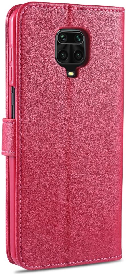 Xiaomi Redmi Note 9S / Note 9 Pro Portemonnee Stand Hoesje Rood afbeelding 4