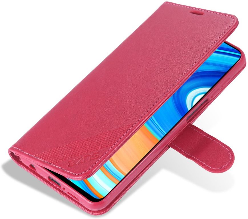Xiaomi Redmi Note 9S / Note 9 Pro Portemonnee Stand Hoesje Rood afbeelding 2
