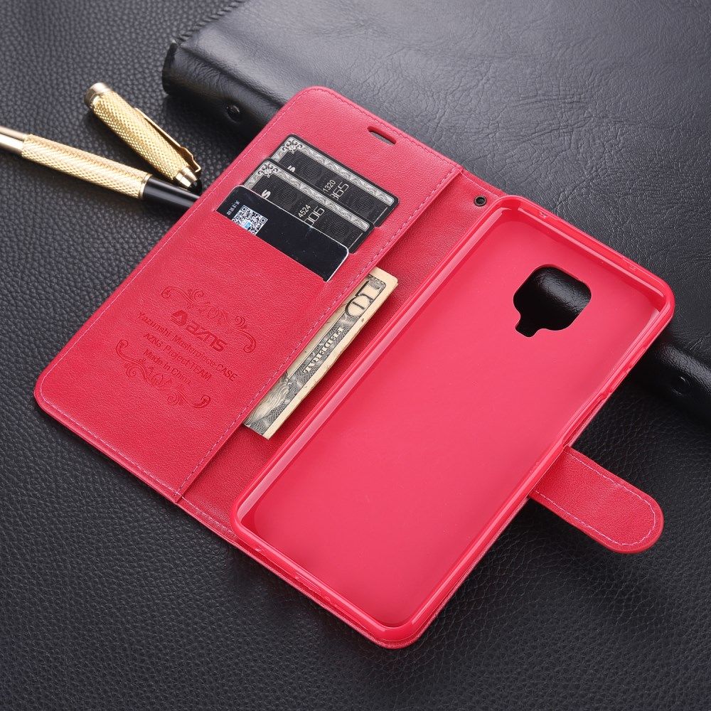 Xiaomi Redmi Note 9S / Note 9 Pro Portemonnee Stand Hoesje Rood afbeelding 7