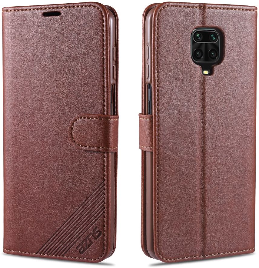 Xiaomi Redmi Note 9S / Note 9 Pro Portemonnee Stand Hoesje Bruin afbeelding 4