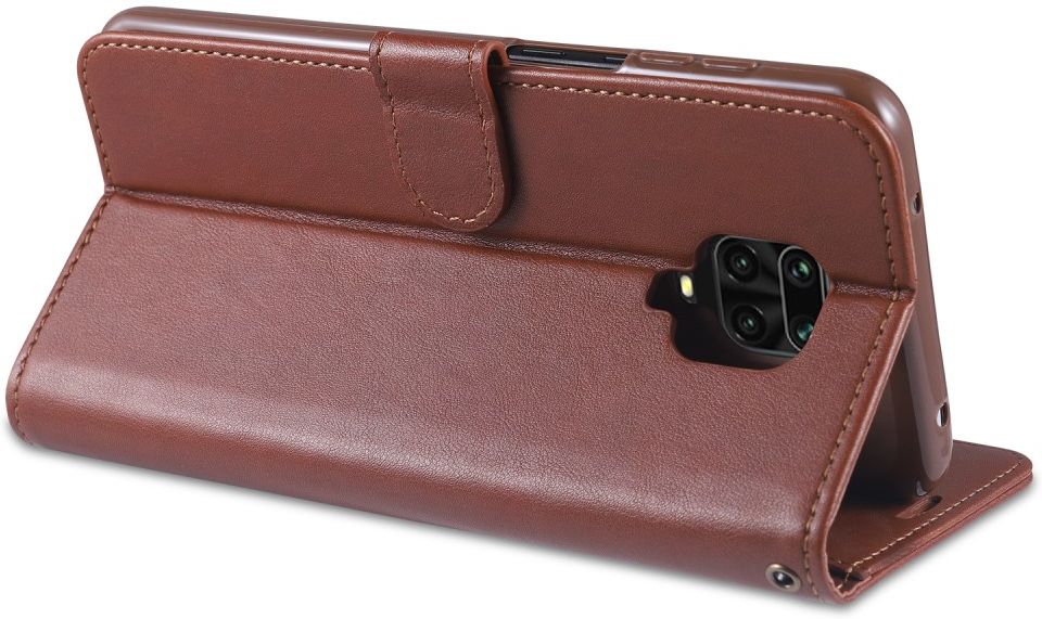 Xiaomi Redmi Note 9S / Note 9 Pro Portemonnee Stand Hoesje Bruin afbeelding 12