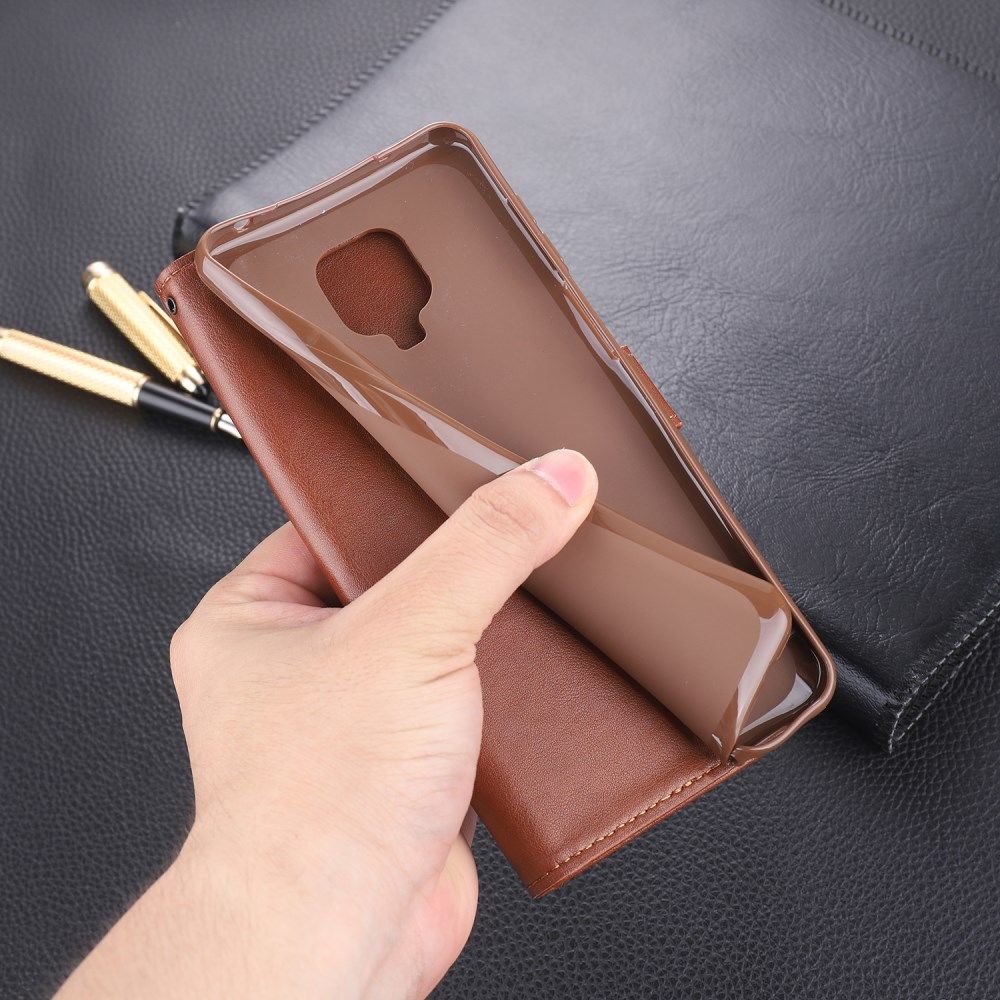 Xiaomi Redmi Note 9S / Note 9 Pro Portemonnee Stand Hoesje Bruin afbeelding 8