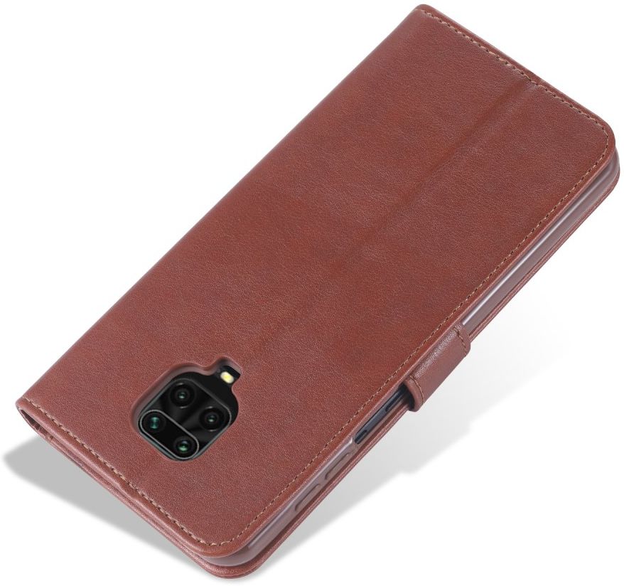 Xiaomi Redmi Note 9S / Note 9 Pro Portemonnee Stand Hoesje Bruin afbeelding 11