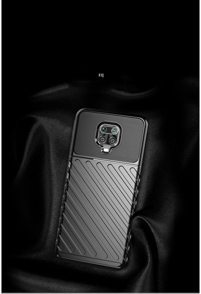 Xiaomi Note 9S / Note 9 Pro Twill Thunder Texture Back Cover Blauw afbeelding 7