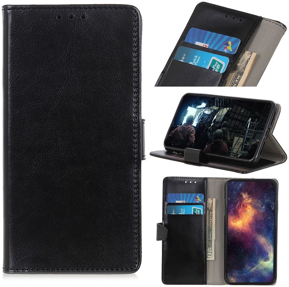Xiaomi Mi Note 10 Lite Hoesje Portemonnee Book Cover Met Pasjes Zwart afbeelding 6