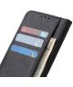 Xiaomi Redmi Note 9 Lychee Portemonnee Hoesje Zwart