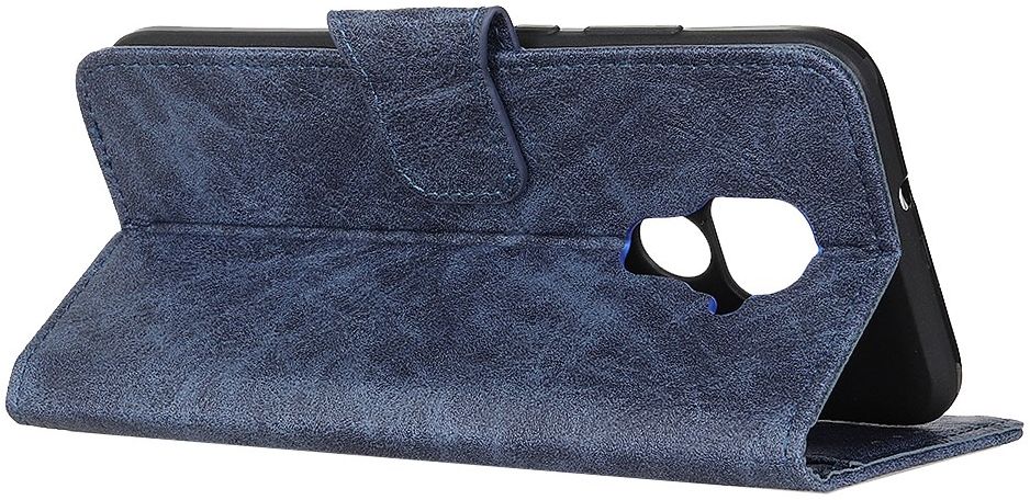 Xiaomi Redmi Note 9 Lychee Portemonnee Hoesje Blauw afbeelding 7
