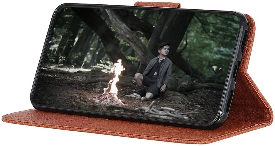 Xiaomi Redmi Note 9 Lychee Portemonnee Hoesje Bruin afbeelding 4