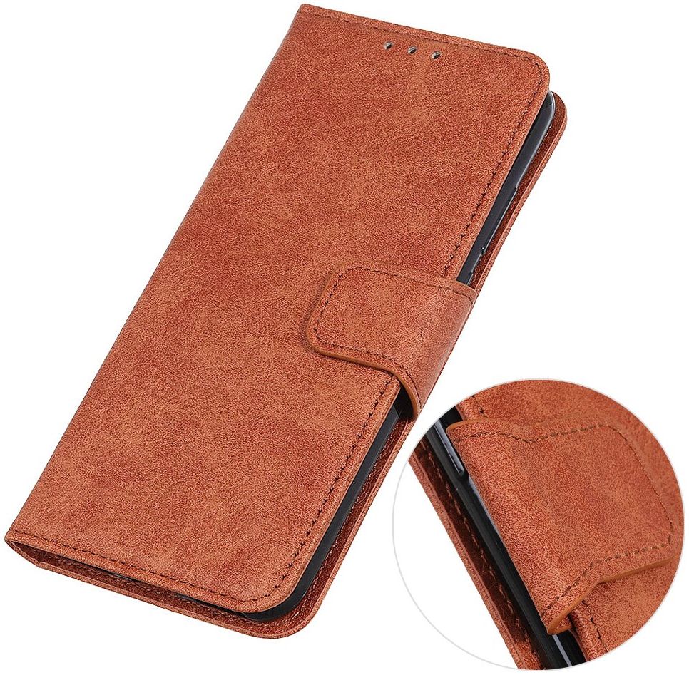 Xiaomi Redmi Note 9 Lychee Portemonnee Hoesje Bruin afbeelding 8