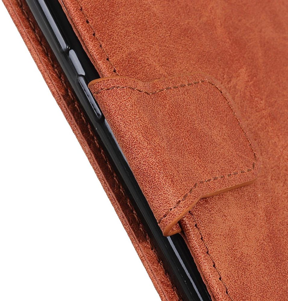Xiaomi Redmi Note 9 Lychee Portemonnee Hoesje Bruin afbeelding 10