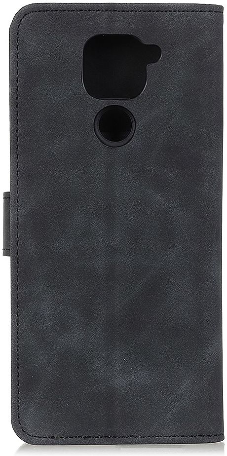 KHAZNEH Xiaomi Redmi Note 9 Hoesje Retro Wallet Book Case Zwart afbeelding 3