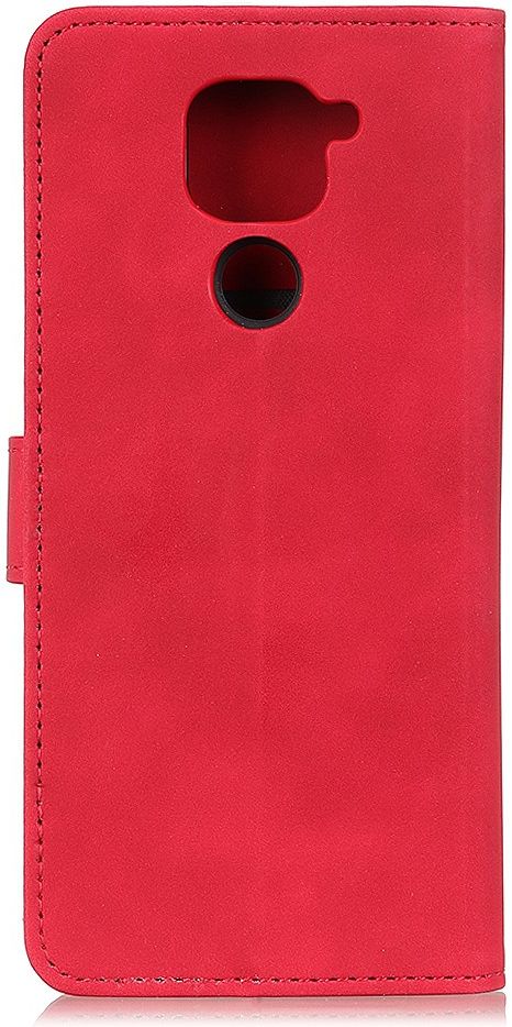 KHAZNEH Xiaomi Redmi Note 9 Hoesje Retro Wallet Book Case Rood afbeelding 3
