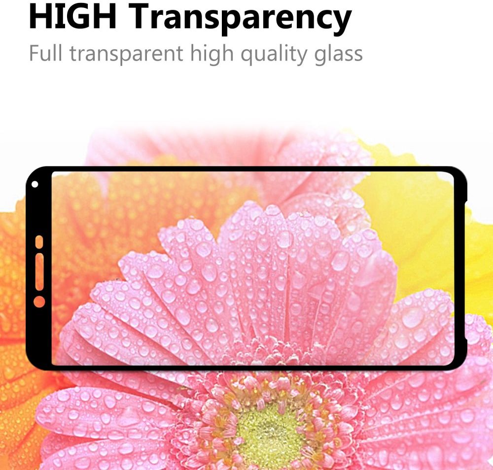 Sony Xperia 10 II Screenprotector Volledig Dekkende 9H Tempered Glass afbeelding 6