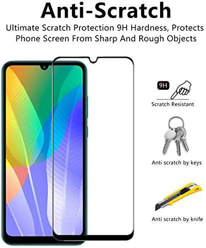 Huawei Y6p Tempered Glass Screen Protector afbeelding 3