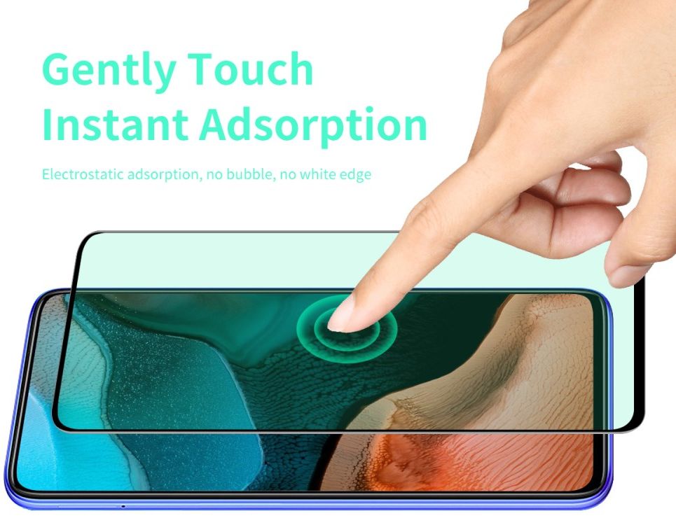 Xiaomi Poco F2 Pro Tempered Glass Licht Filter Screen Protector afbeelding 10