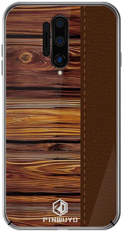 OnePlus 8 Pro Back Cover Hout Textuur Bruin afbeelding 2