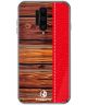 OnePlus 8 Pro Back Cover Hout Textuur Rood