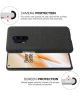 OnePlus 8 Pro Stof Hard Back Cover Zwart