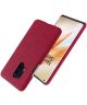 OnePlus 8 Pro Stof Hard Back Cover Rood