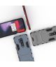 OnePlus 8 Pro Hoesje Shock Proof Back Cover Met Kickstand Zwart