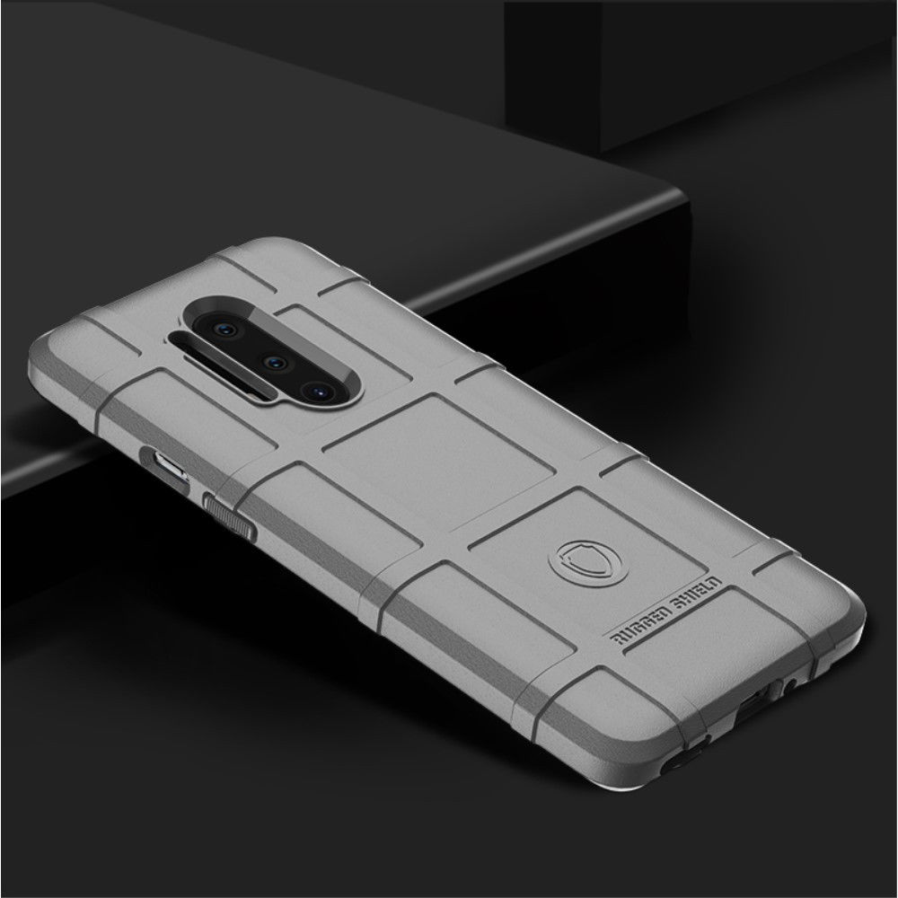 OnePlus 8 Pro Hoesje Shock Proof Rugged Shield Grijs afbeelding 2