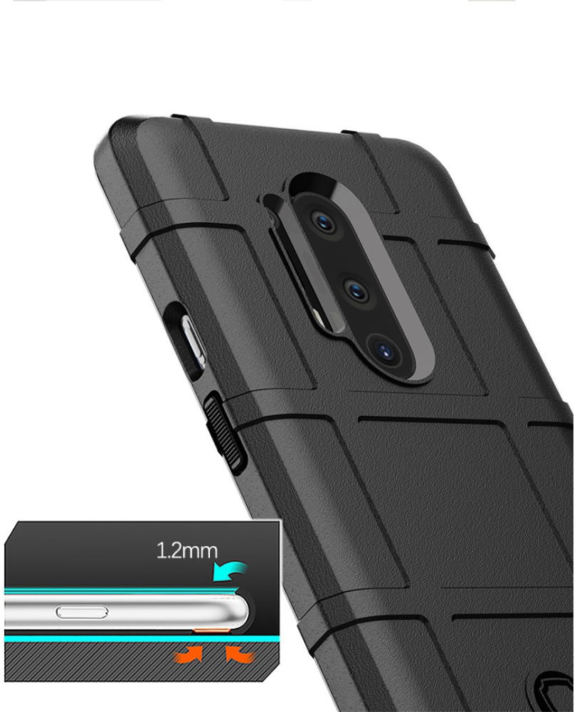 OnePlus 8 Pro Hoesje Shock Proof Rugged Shield Grijs afbeelding 4