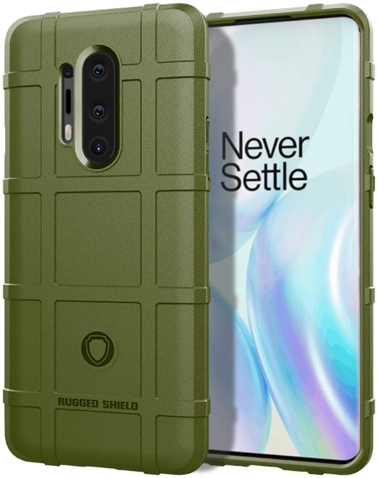OnePlus 8 Pro Hoesje Shock Proof Rugged Shield Groen afbeelding 1