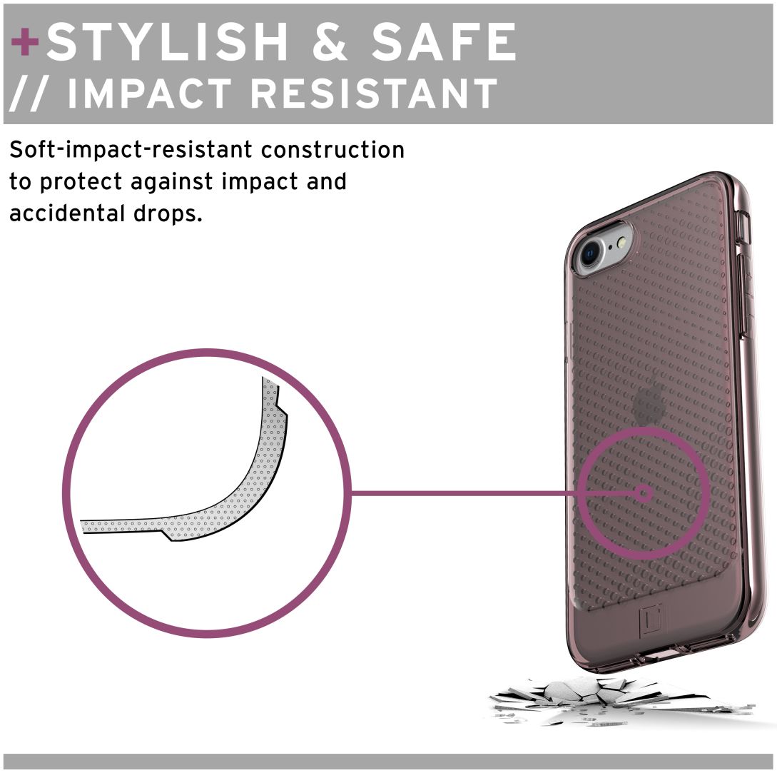 U By UAG Lucent Series Apple iPhone SE (2020/2022) Hoesje Roze afbeelding 6