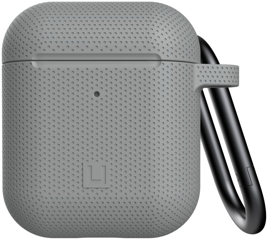 U by Urban Armor Gear Apple AirPods Siliconen Hoesje Grijs afbeelding 1