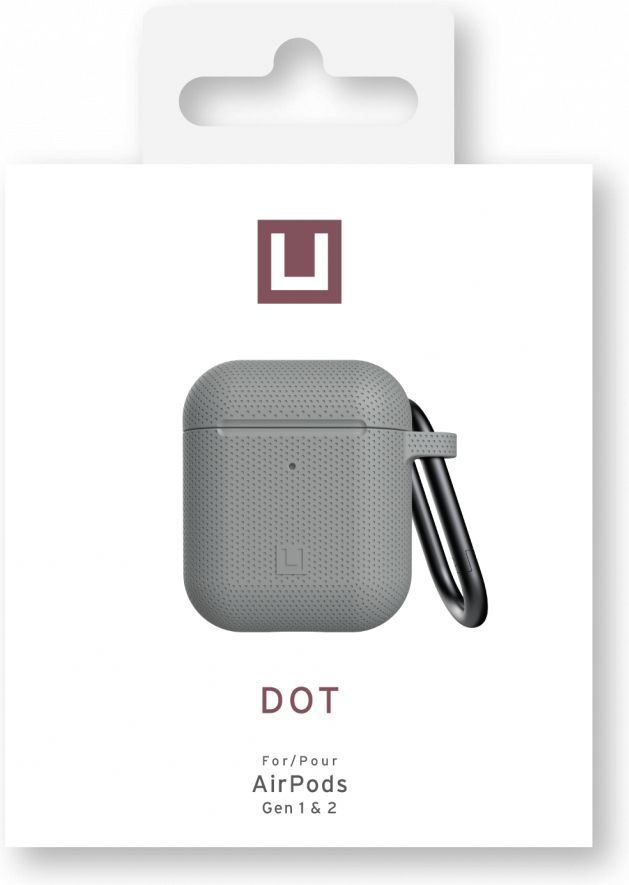 U by Urban Armor Gear Apple AirPods Siliconen Hoesje Grijs afbeelding 10