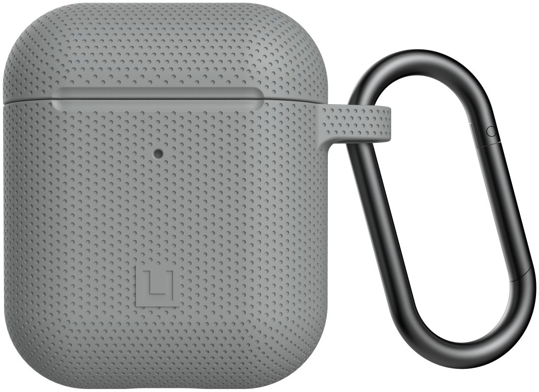 U by Urban Armor Gear Apple AirPods Siliconen Hoesje Grijs afbeelding 2