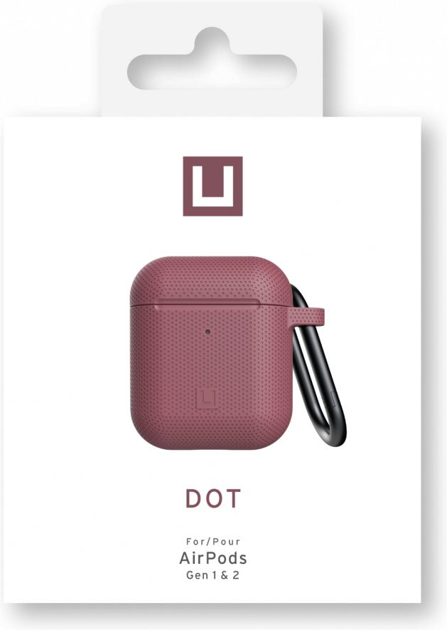 U by UAG Apple Airpods Siliconen Hoesje Dusty Rose afbeelding 10