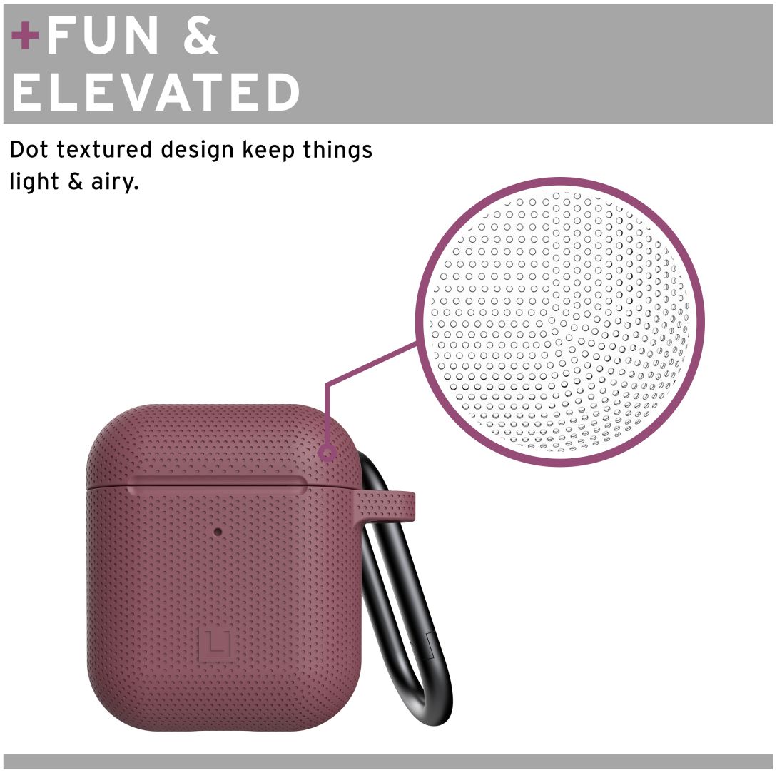 U by UAG Apple Airpods Siliconen Hoesje Dusty Rose afbeelding 6