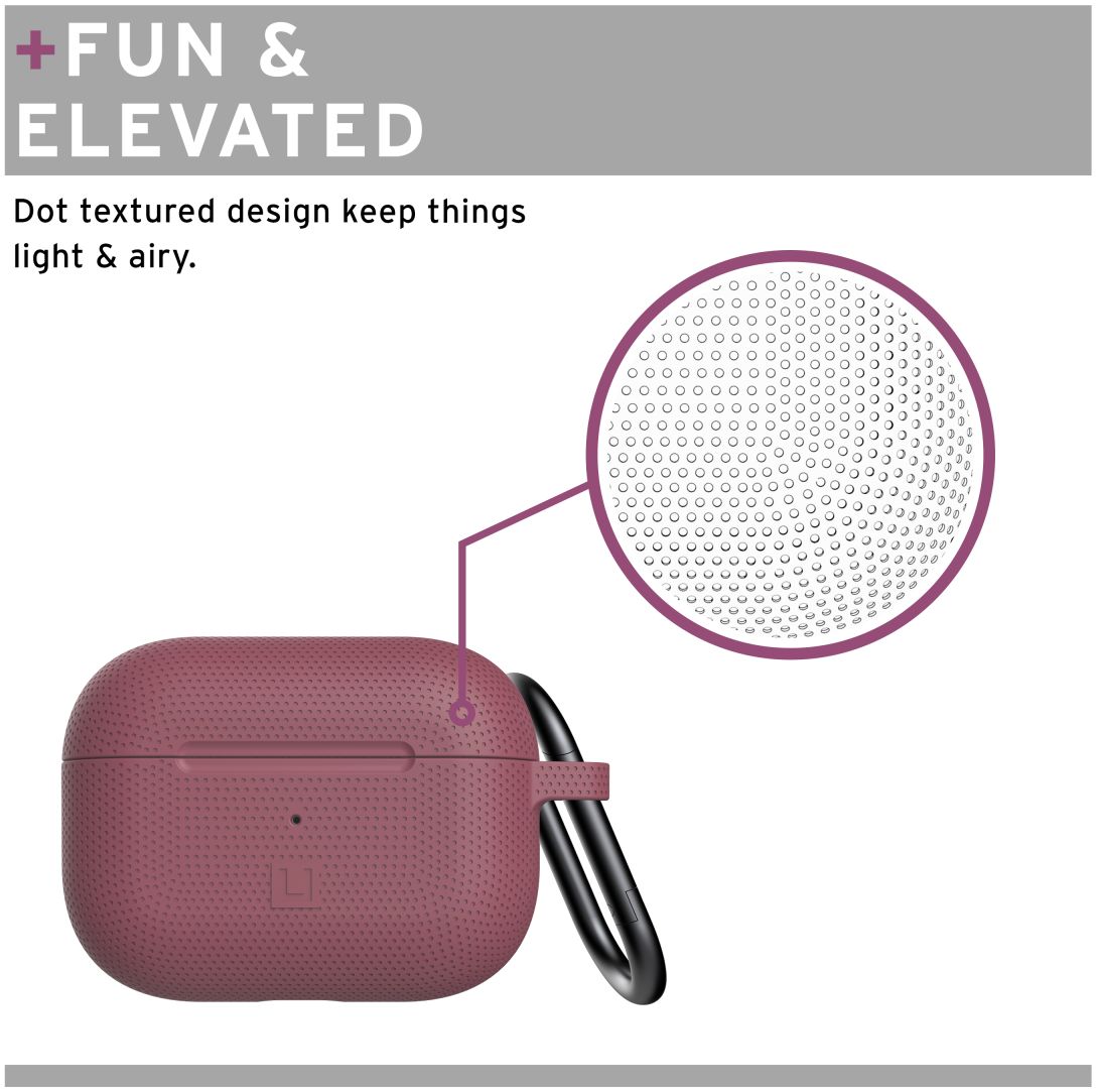 U by UAG Apple Airpods Pro Siliconen Hoesje Dusty Rose afbeelding 17