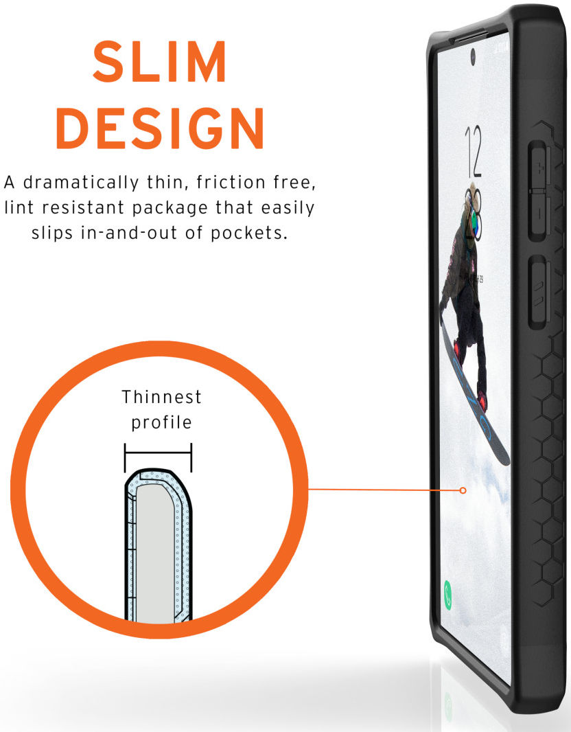 Urban Armor Gear Monarch Samsung Galaxy Note 20 Ultra Hoesje Zwart afbeelding 5