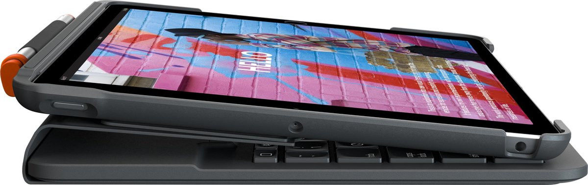 Logitech Slim Folio Apple iPad 10.2 Hoes met QWERTY Toetsenbord Zwart afbeelding 4