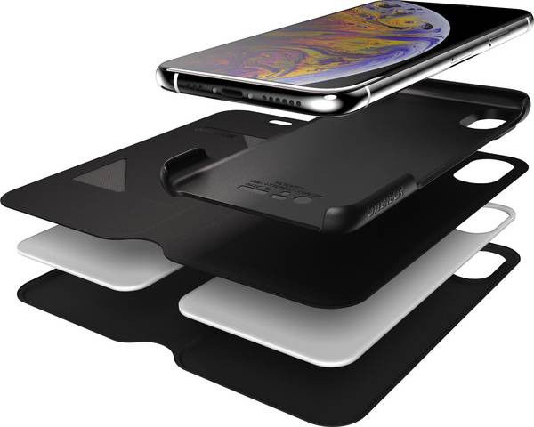 Otterbox Strada Series Apple iPhone XS / X Hoesje Book Case Zwart afbeelding 6
