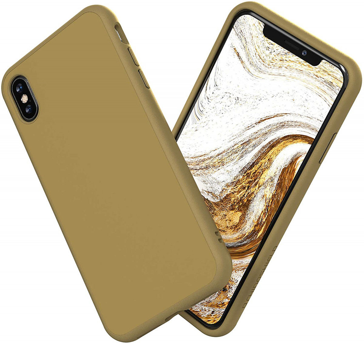 RhinoShield SolidSuit Classic iPhone XS Max Hoesje Beige afbeelding 1