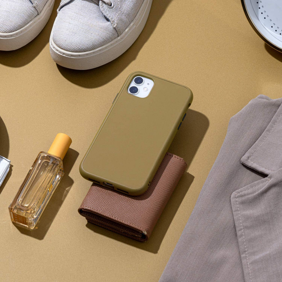 RhinoShield SolidSuit Classic iPhone XS Max Hoesje Beige afbeelding 2