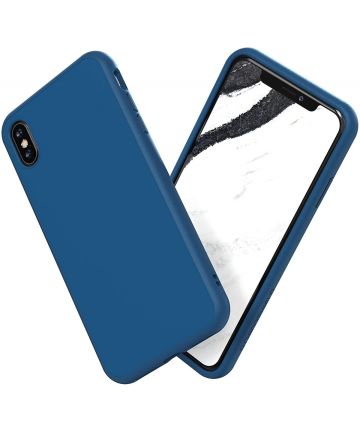 RhinoShield SolidSuit Classic iPhone XS Max Hoesje Blauw Hoesjes