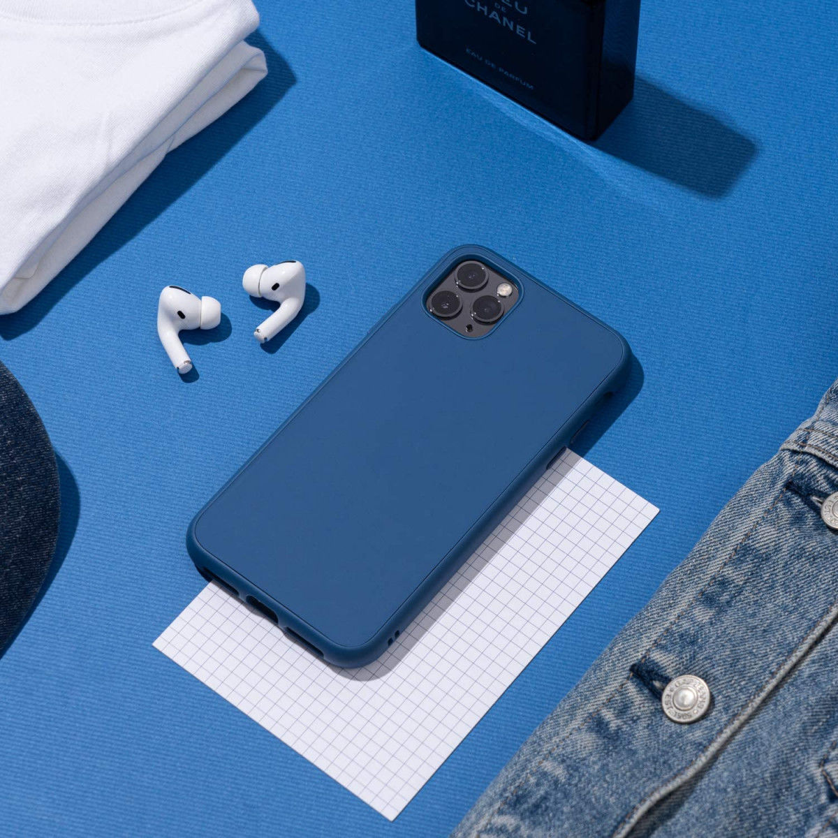 RhinoShield SolidSuit Apple iPhone 11 Pro Max Hoesje Classic Blauw afbeelding 3