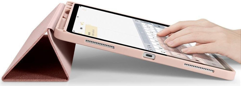 Spigen Urban Fit Apple iPad Pro 12.9 2018 / 2020 Hoesje Rose Gold afbeelding 4