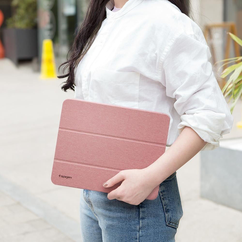 Spigen Urban Fit Apple iPad Pro 12.9 2018 / 2020 Hoesje Rose Gold afbeelding 9