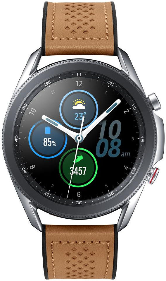 Spigen Retro Fit Universeel Smartwatch 22MM Bandje Kunst Leer Bruin afbeelding 2