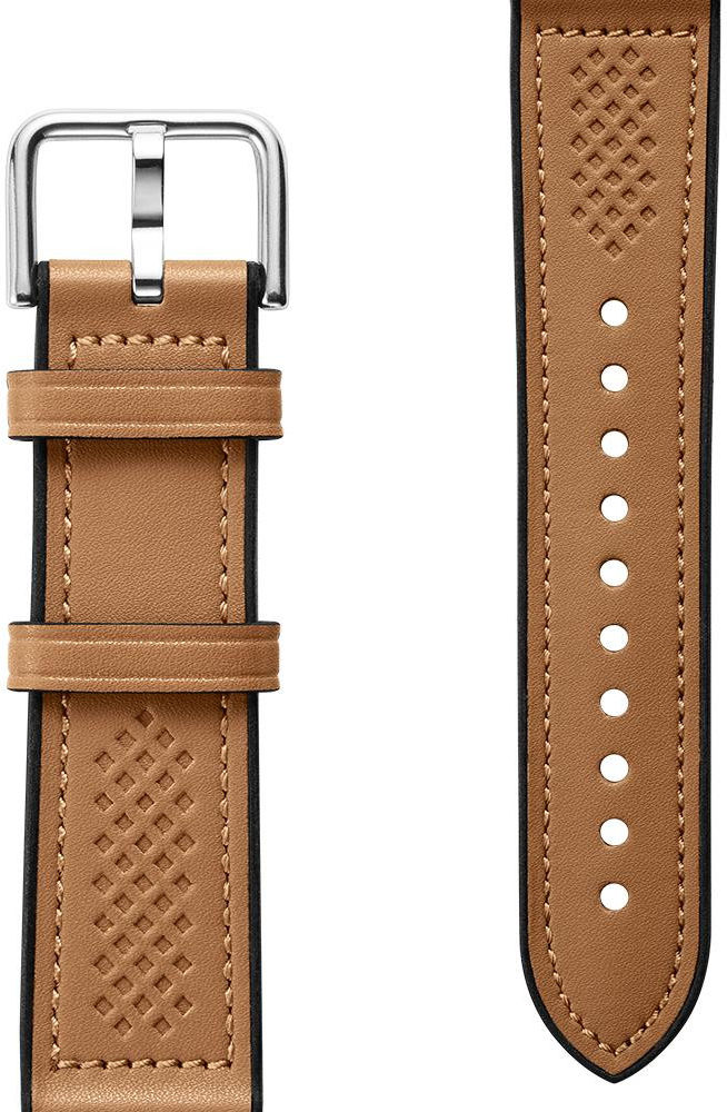 Spigen Retro Fit Universeel Smartwatch 22MM Bandje Kunst Leer Bruin afbeelding 4